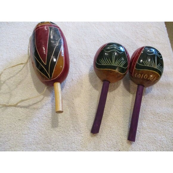 Percussion Musical Instruments shakers noise maker Columbia MARACAS noise maker - Picture 6 of 6